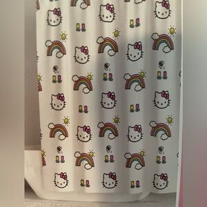 Hello Kitty Rainbow Tulip Shower Curtain